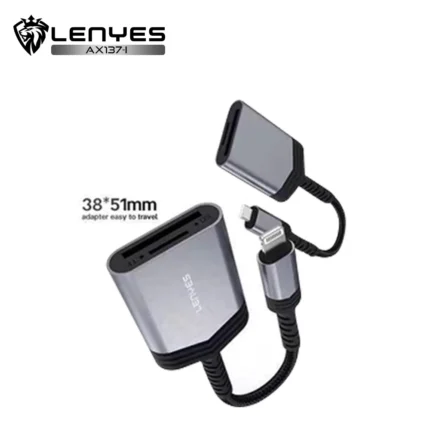 Lenyes 137-I, Memory Card Reader, Black
