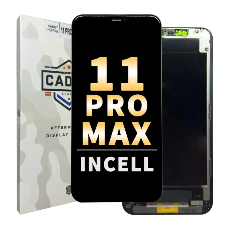 Replacement Screen Assembly Compatible with iPhone 11 Pro Max, Incell COG, HD Plus, Cadet Plus