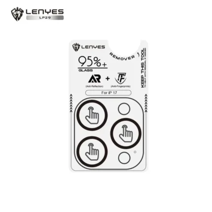 Lenyes LP29, Camera Glass Protector for IP 17, Black