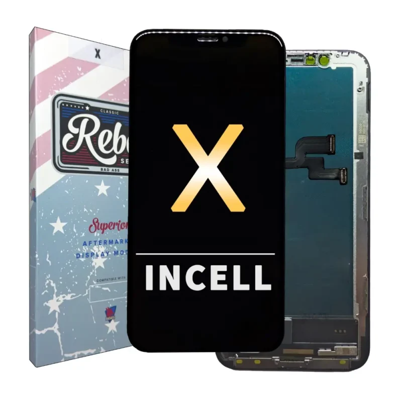 Replacement Screen Assembly Compatible with iPhone X, Incell COF, HD Premium, Rebel
